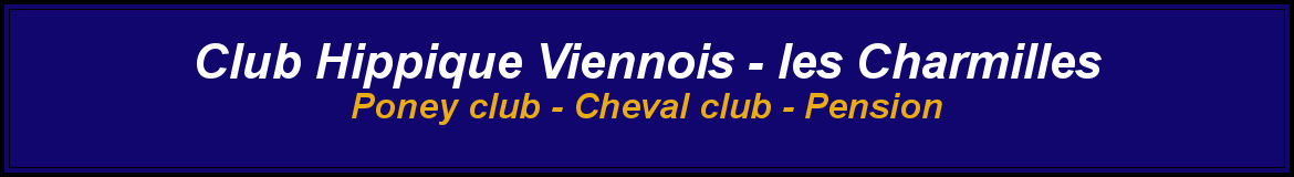 Club Hippique Viennois - les Charmilles